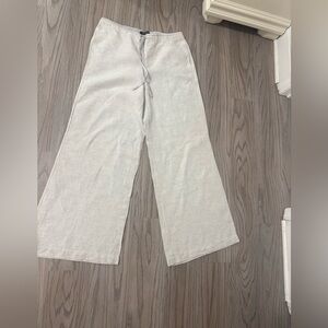 Lafayette 148 New York Light Gray 100% Linen Pants